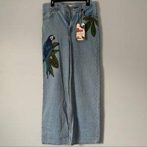 Levi's x Farm Rio Toucan Pants High-Loose